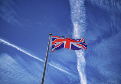 Union jack in a dramatic sky