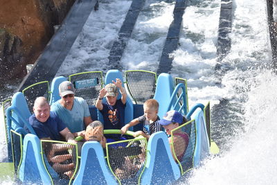 People enjoying in water