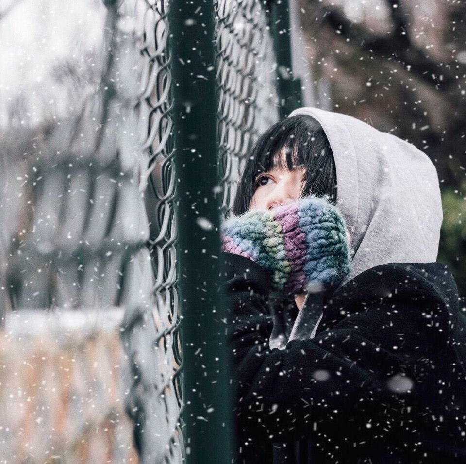 PORTRAIT OF A GIRL IN RAIN