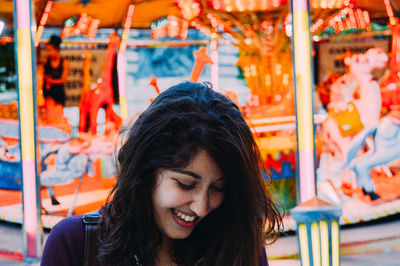 Portrait of young woman