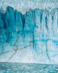 Full frame shot of frozen sea