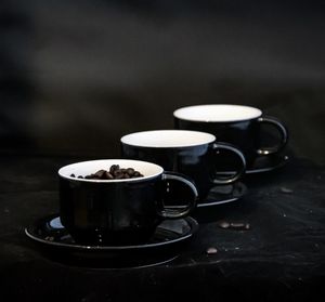 Close-up of coffee on table