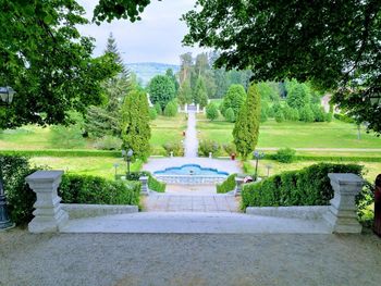 Fountain in park