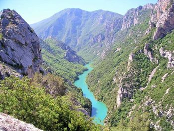 Scenic view of mountains