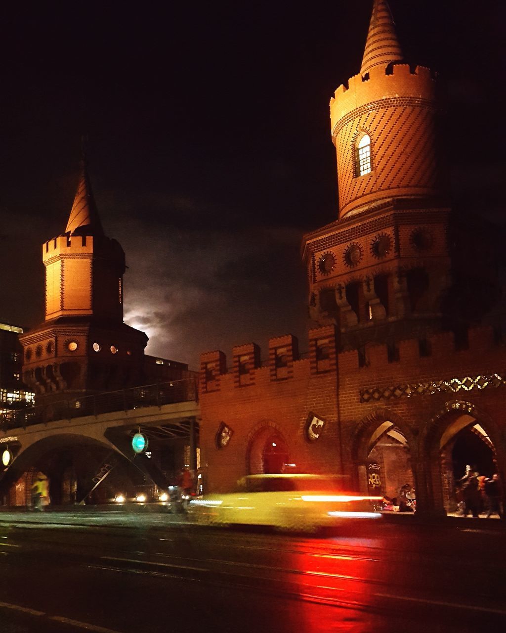 VIEW OF ILLUMINATED CATHEDRAL AT NIGHT