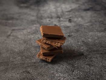 Close-up of cupcakes on table
