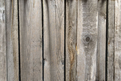 Full frame shot of wooden fence
