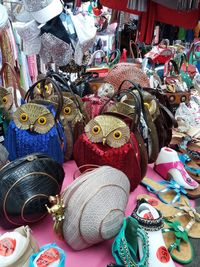 Full frame shot of colorful market