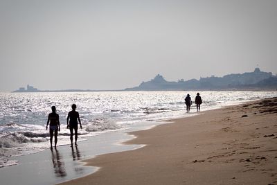 People on beach