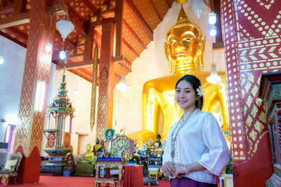 Portrait of a smiling young woman