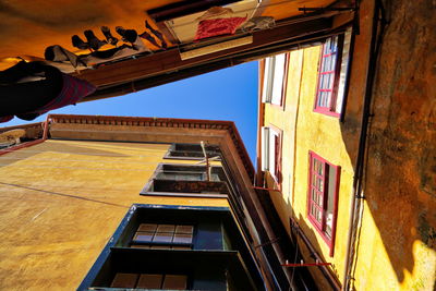 Low angle view of building against sky