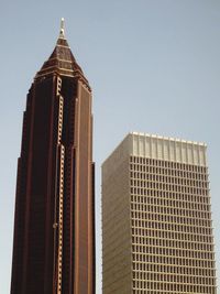 Low angle view of skyscrapers