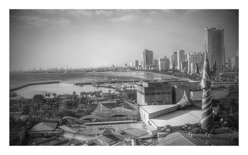 View of city at waterfront