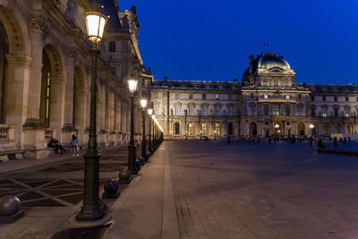 View of cathedral at night