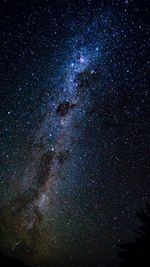 Star field against sky at night