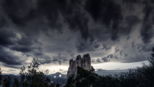 Scenic view of cloudy sky