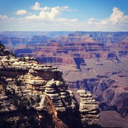 Idyllic shot of grand canyon national park against sky