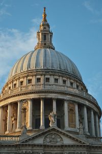 Low angle view of cathedral against sky