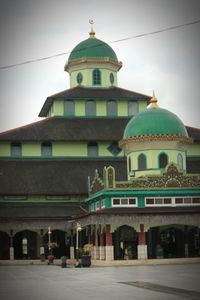 Building against sky in city