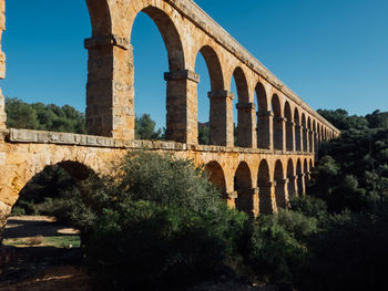 Low angle view of arch bridge