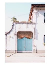 Exterior of building against clear sky