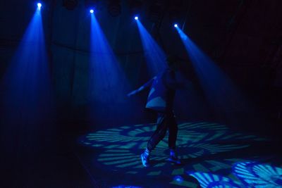 Full frame shot of illuminated lighting equipment