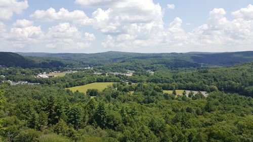 Scenic view of landscape against sky