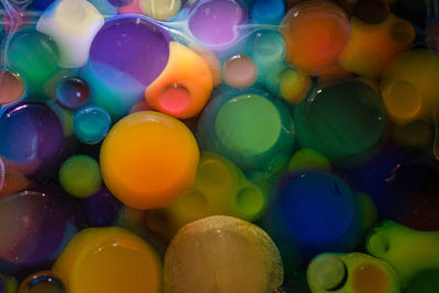 Full frame shot of multi colored candies