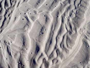 Full frame shot of wet sand