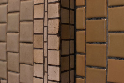 Full frame shot of tiled walls