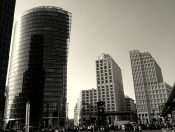 Low angle view of modern building