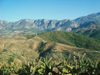 Scenic view of mountains