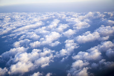 Low angle view of clouds in sky