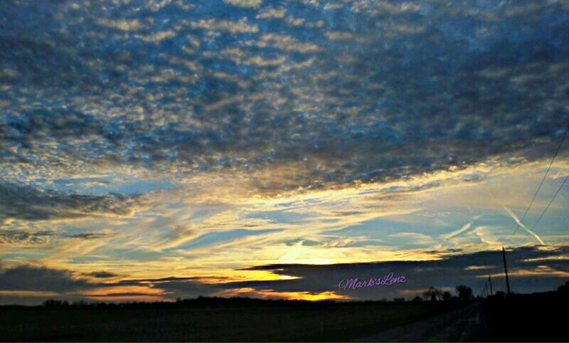 sky, tranquil scene, scenics, tranquility, landscape, cloud - sky, sunset, beauty in nature, nature, cloudy, cloud, silhouette, idyllic, dusk, dramatic sky, weather, outdoors, non-urban scene, field, mountain