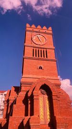 Low angle view of historical building against sky