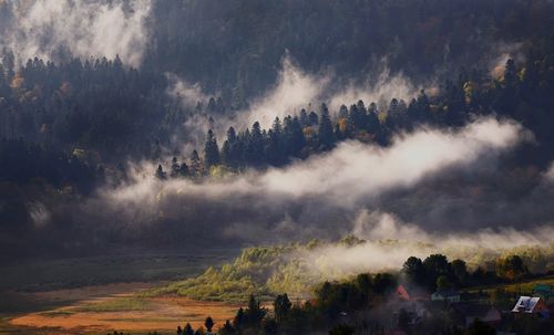 Scenic view of cloudy sky