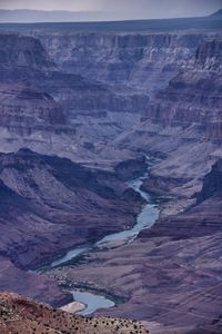 Scenic view of dramatic landscape
