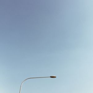 Low angle view of clear blue sky