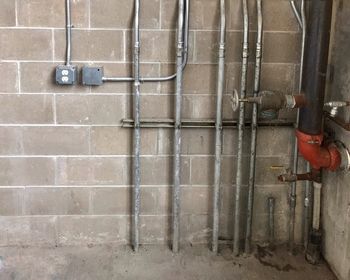 Close-up of pipes
