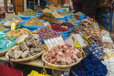 Spices at spice shop in medina