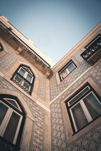 Low angle view of building against sky