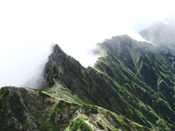 Scenic view of mountains