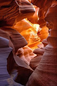 Full frame shot of rock formations at antelope canyon