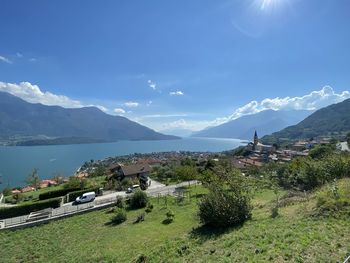 Panoramic view of landscape against sky