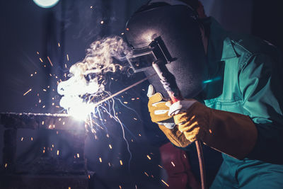 Man working in factory