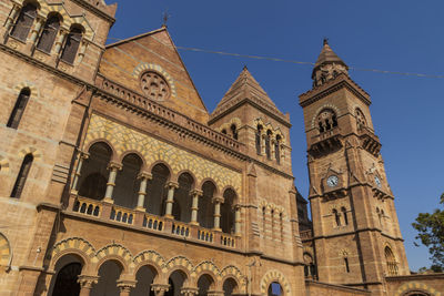 Low angle view of historical building against sky