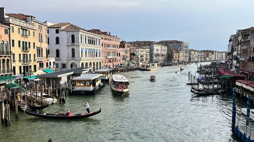 Boats in canal