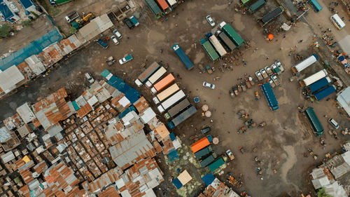 Aerial view of the industrial area in dar es salaam