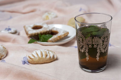 Close-up of drink on table