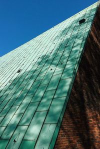 Low angle view of house against sky